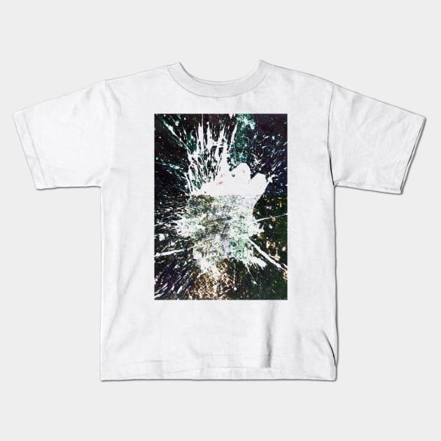 Sequential Explosion - Glitch Experiment Photoshop Audacity Cutout Kids T-Shirt by MrBenny